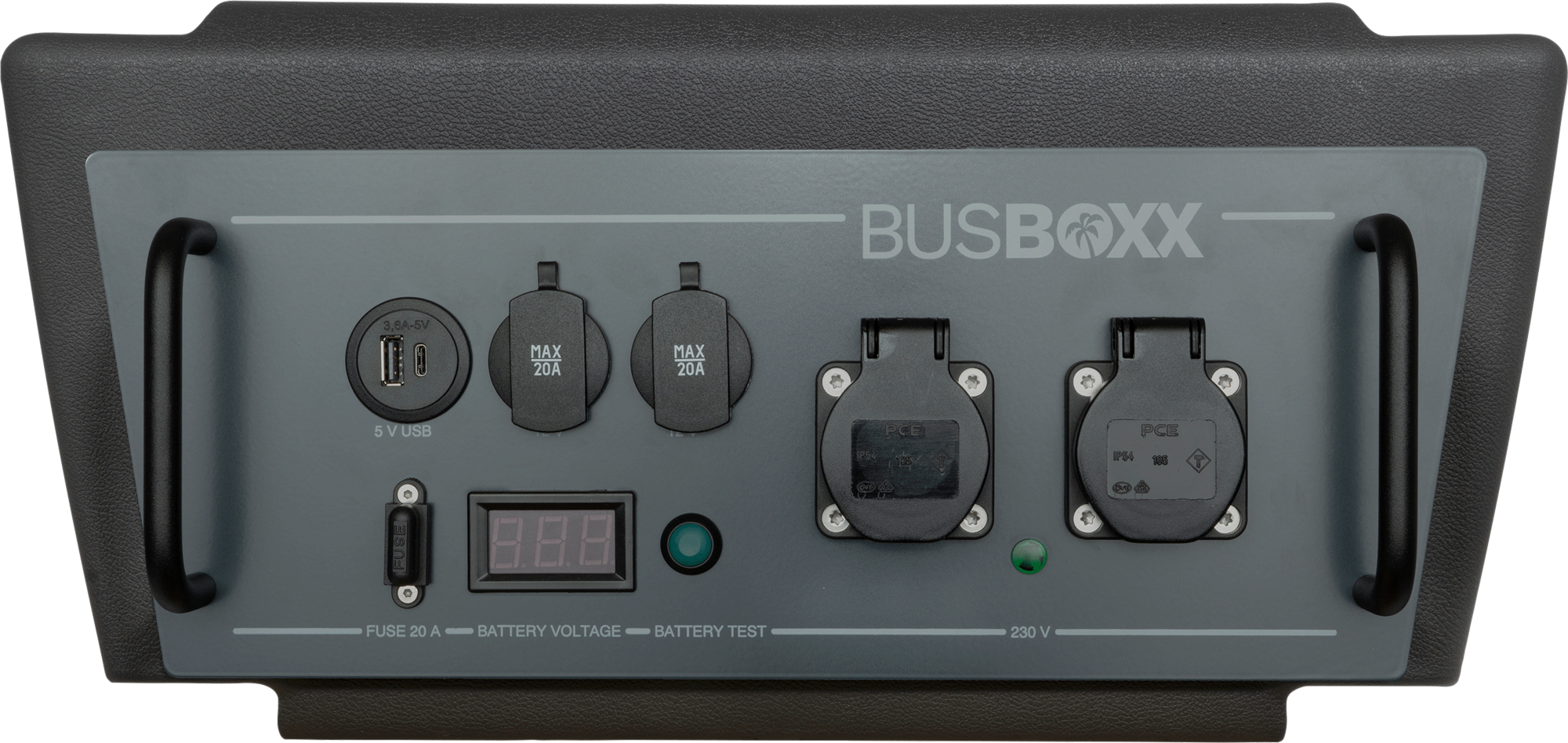 BusBoxx powerBOXX Elektromodul für externe Stromversorgung / Landstrom mit  fi-BOXX für T5/T6/T6.1 jetzt bestellen!